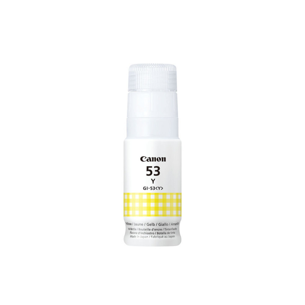 Canon GI-53 Y EUR Yellow Ink Bottle 4690C001 CO17891
