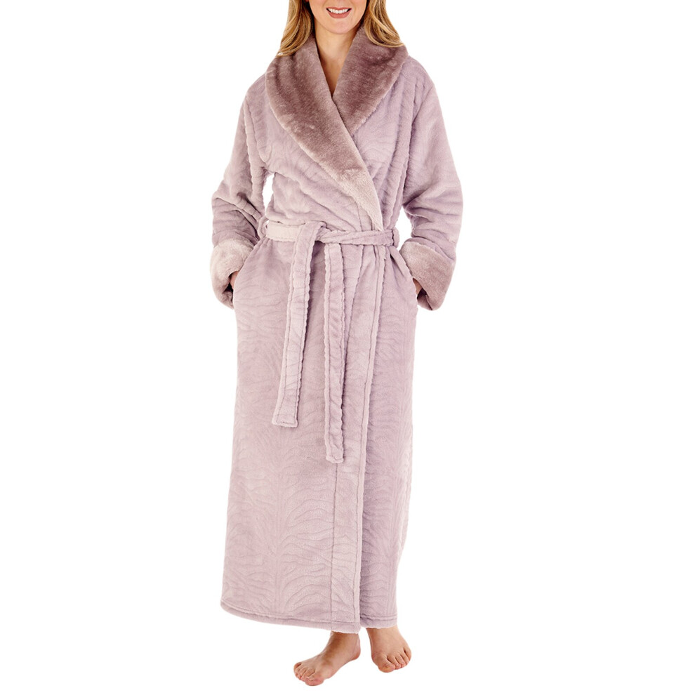 (Grey, XLarge) Slenderella HC88338 Women's Dressing Gown