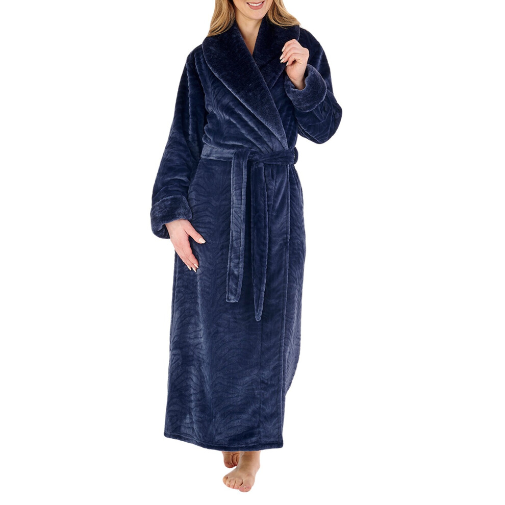 (Petrol, XLarge) Slenderella HC88338 Women's Dressing Gown