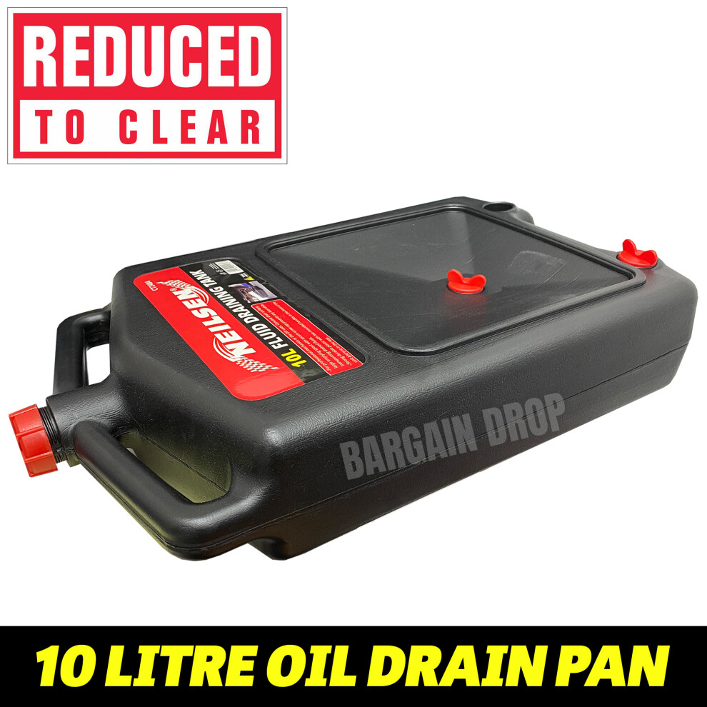 OIL COOLANT & GEARBOX FUEL DRAIN PAN TRAY 10 Litre Capacity Bucket Car