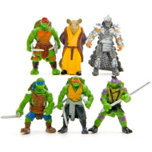 Set de 6 Figuras de Acción de las Tortugas Ninja Mutantes Adolescentes TMNT