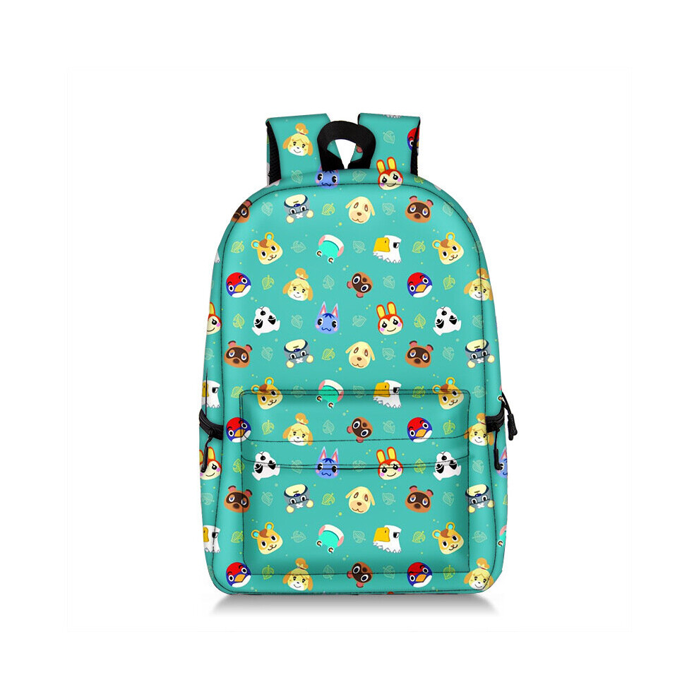 (17) Animal Crossing Backpack Cosplay Printed Schoolbag Shopping Bags Travel Outdoor