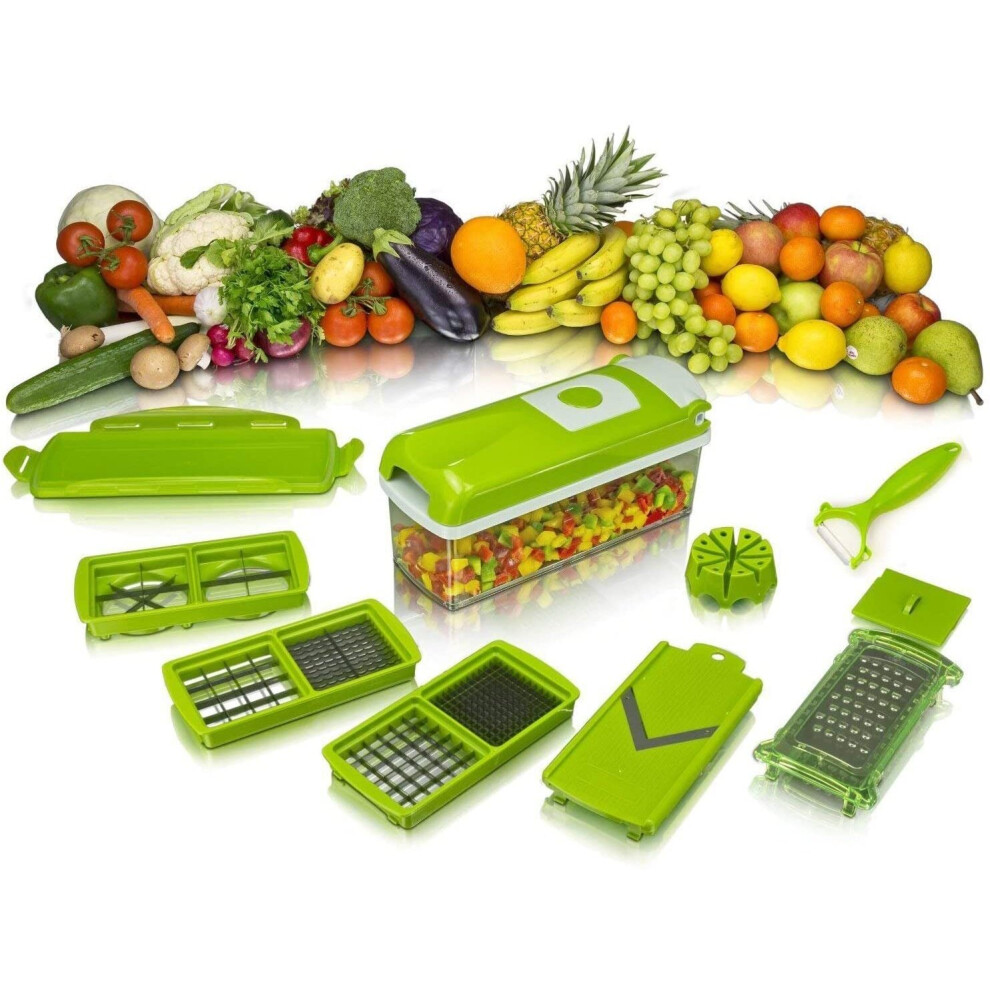 New Nicer Dicer Manual Vegetable Cutter Chopper Peeler Food Slicer