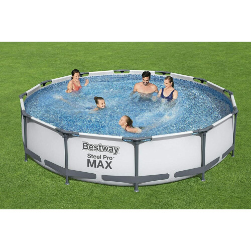 Bestway Piscina Bestway 12ft x 30" Steel Pro Frame com bomba 2
