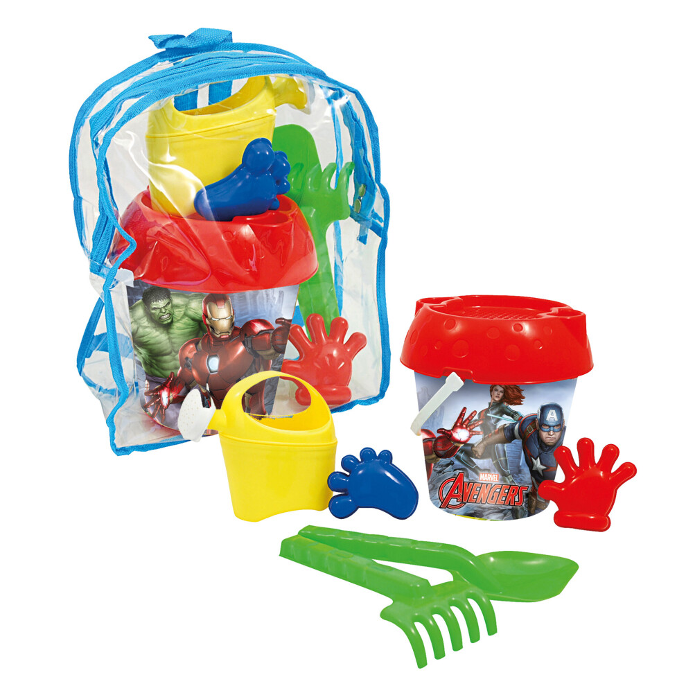 (Avengers) Disney Bucket & Spade Set Bag Backpack Sand Toys