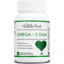 Health First Dha Vegan Omega - 500 Mg (60 Capsules)