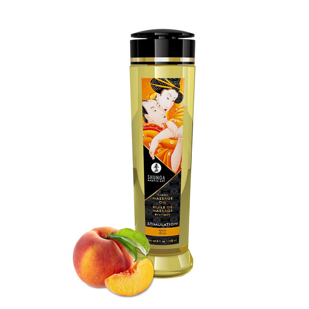 Shunga Peach Massage Oil Stimulation 240Ml