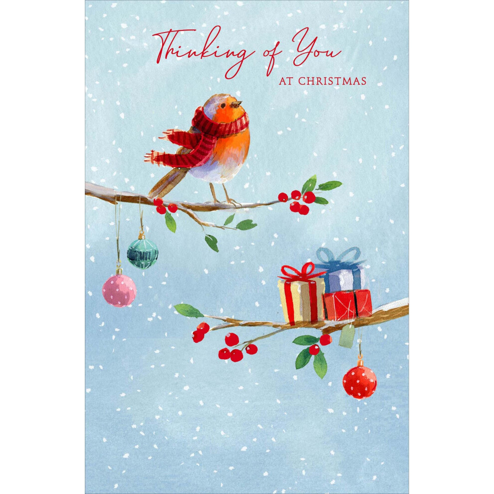 Thinking Of You Always Traditional Christmas Greeting Card Special Xmas Cards