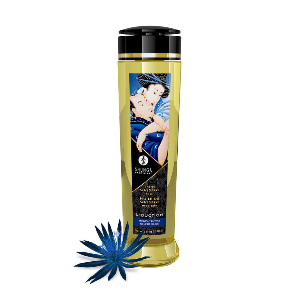Shunga Massage Oil Seduction Midnight Flower 240Ml