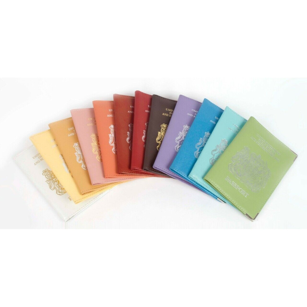 (Tan) Leather UK Travel Passport Cover Holder Protector-image-OPC-P8GMF7X-NEW