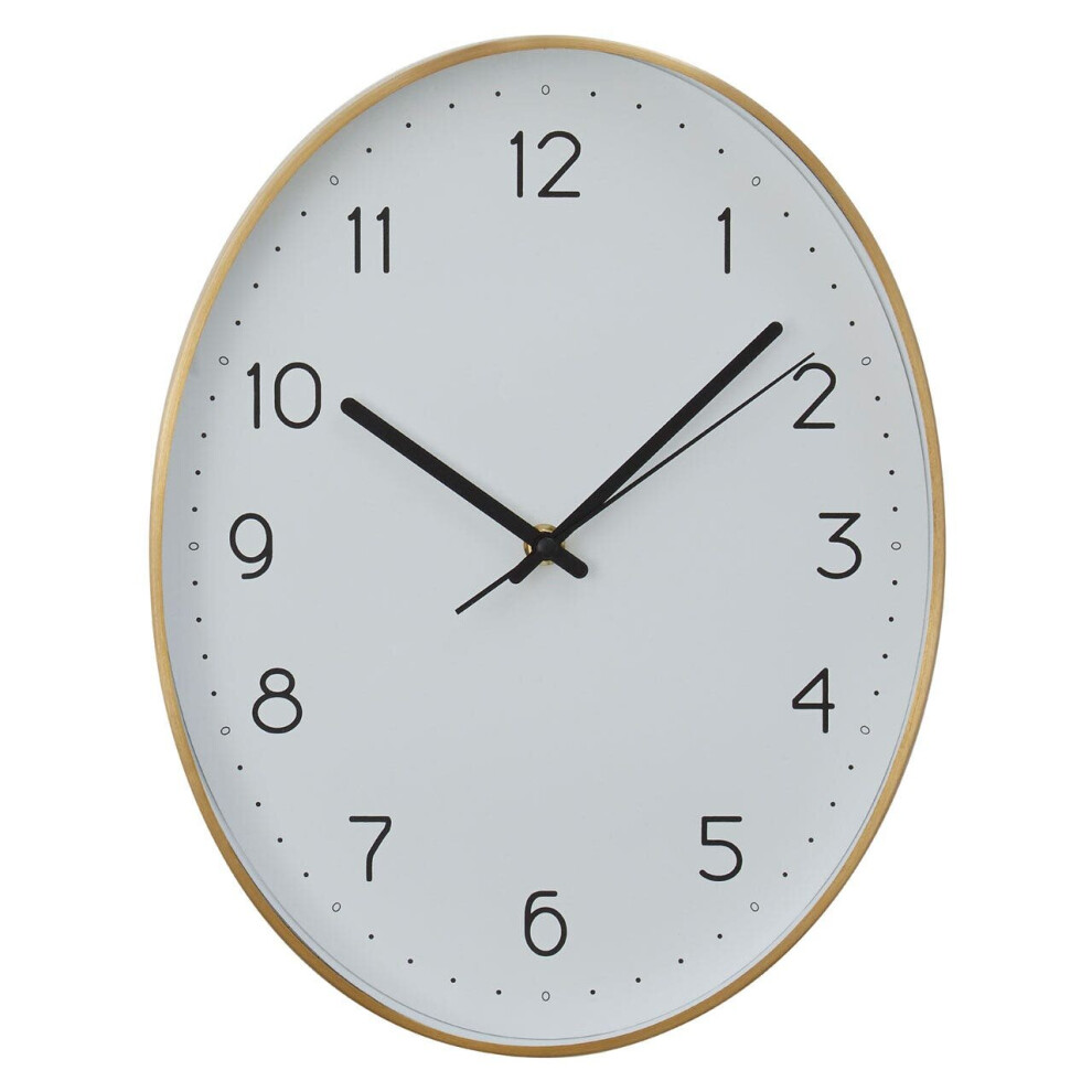 Interiors by Premier Elko Oval Wall Clock