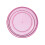 Premier Housewares Durable Pink Plastic Small Summer Plate, Easy to Maintain Plastic Serving Plate, Lightweight Plastic Plate 1