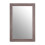 Premier Housewares Large Wall Mirror, Grain Pattern Brown Frame Mirror for Home, Office, Closet 1