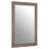 Premier Housewares Large Wall Mirror, Grain Pattern Brown Frame Mirror for Home, Office, Closet 2