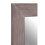 Premier Housewares Large Wall Mirror, Grain Pattern Brown Frame Mirror for Home, Office, Closet 4