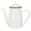 Premier Housewares Durable White Coffee Pot, Elegant Design Coffee Pot For Dining Table, Practical Coffee Pot For Breakfast 1