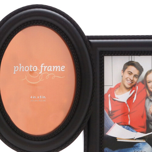 Premier Housewares Premier Housewares 4 Photo Black Plastic Multi Photo Frame 2