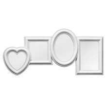 Premier Housewares 4 Photo White Plastic Multi Photo Fram