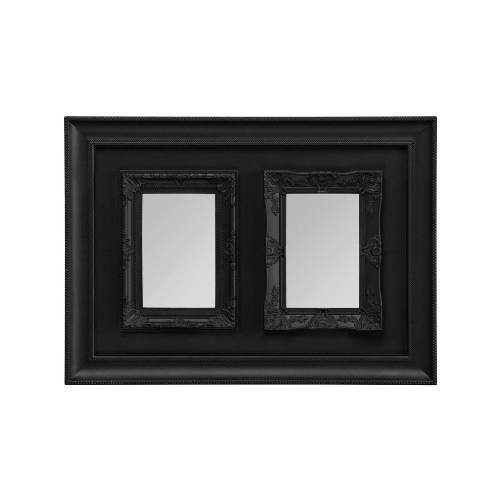 Premier Housewares Black Meta 2 Photo Frame