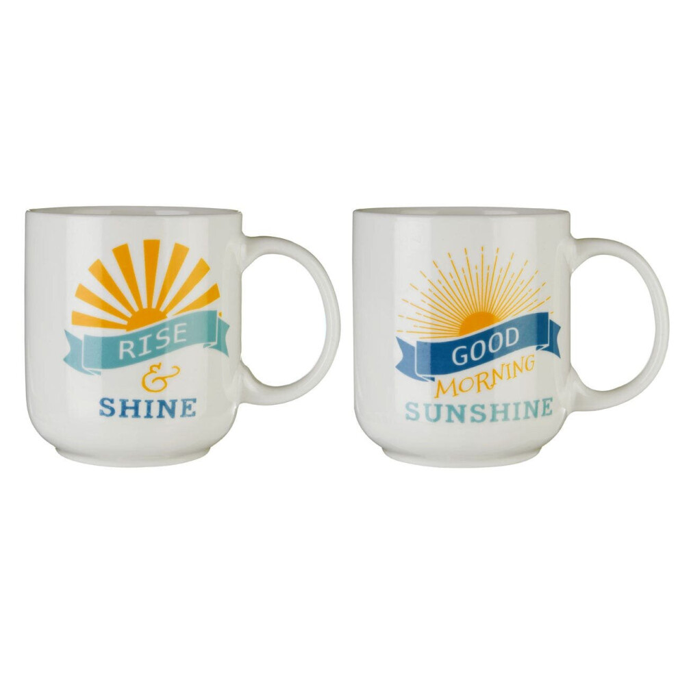 Premier Housewares Sunshine Mugs - Set of 2