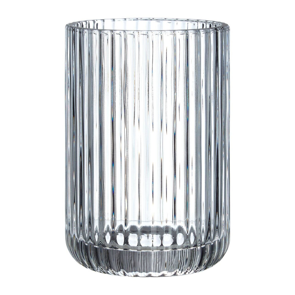 Premier Housewares Tumbler / Contemporary Clear Glasses For Drinking Water And Other Beverages / Water Glass Juice Cup Whiskey Glass 8 x 11 x 8 cm