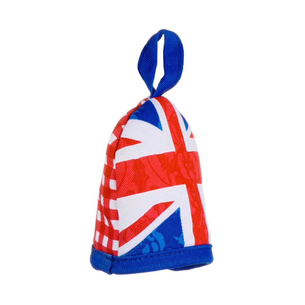 Premier Housewares I Love UK Egg Cosy Red Blue White Coloured 100% Cotton Egg Cosy Keep Boiled Eggs Warm / For Everyday Use Union Jack Design