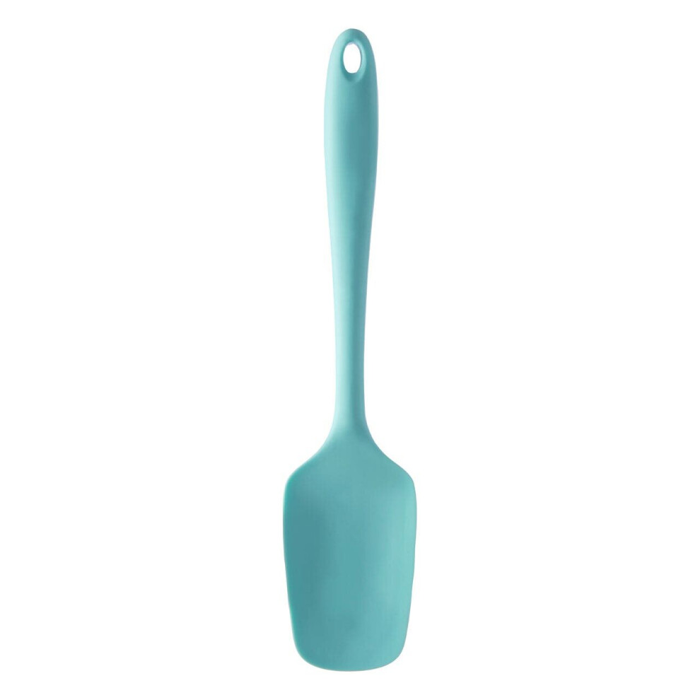 Premier Housewares Bpa-Free Silicone Turner,Nonstick-Safe Spatula,Stain Resistant Tapered Handle Kitchen Turner Light/Green