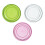 Premier Housewares Durable Clear Plastic Small Summer Plate, Easy to Maintain Plastic Serving Plate, Lightweight Plastic Plate 2