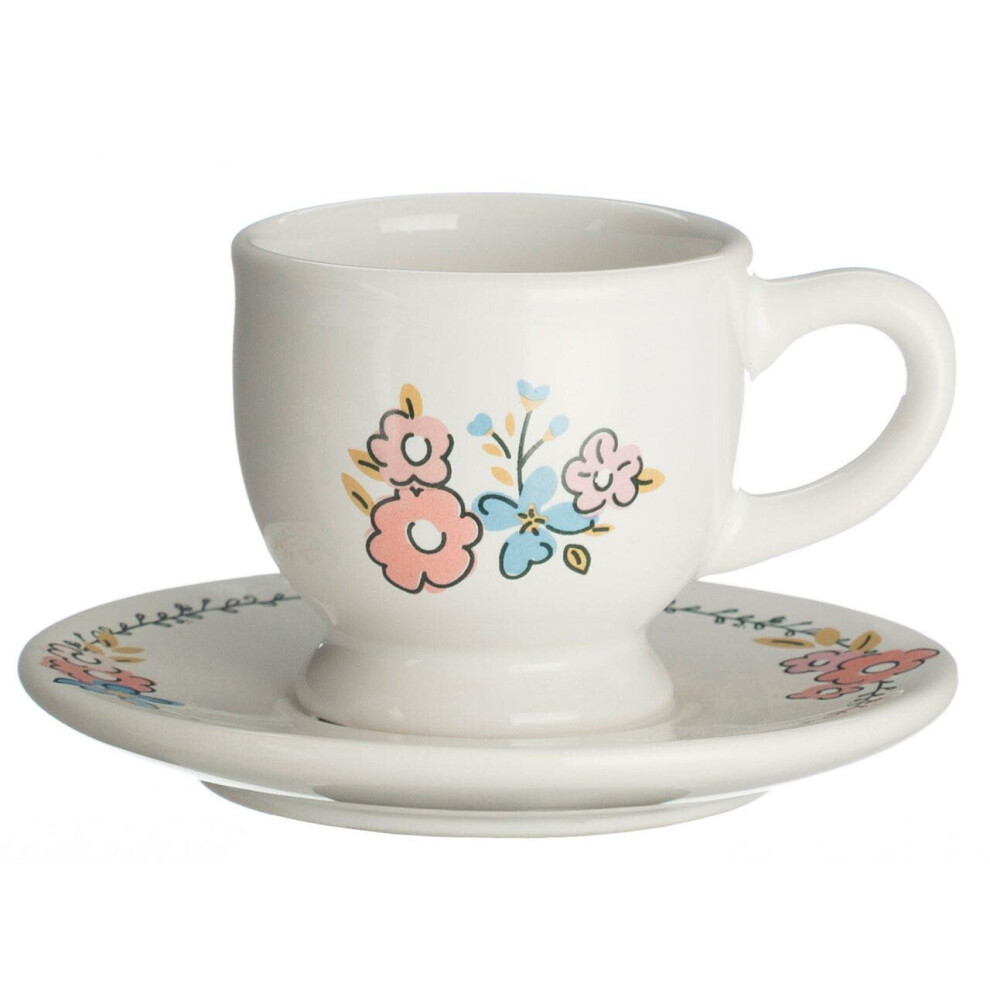 Premier Housewares Exquisite Design Floral Design Egg Cup, Stylish Constructed Egg Cup For Kitchen, Versatile Design Egg Cup