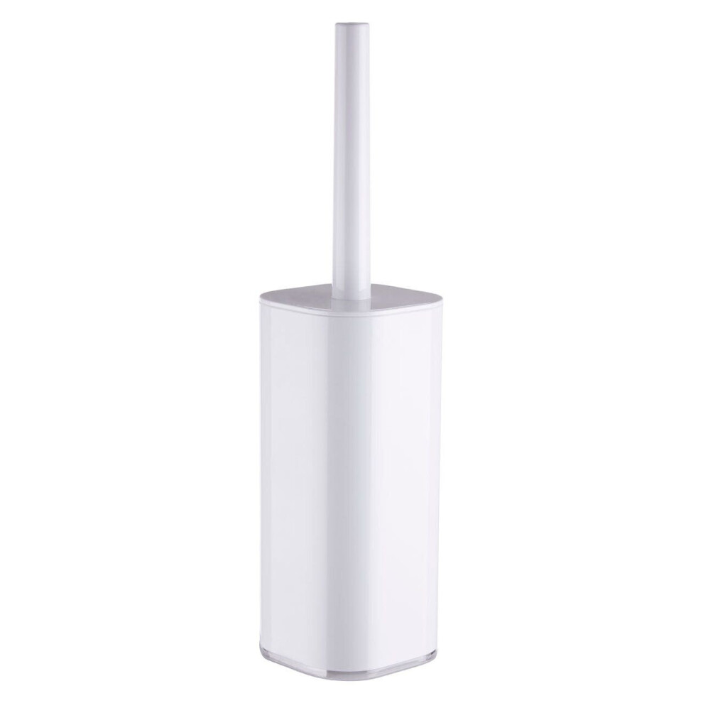 Premier Housewares Ando Acrylic Toilet Brush Holder White