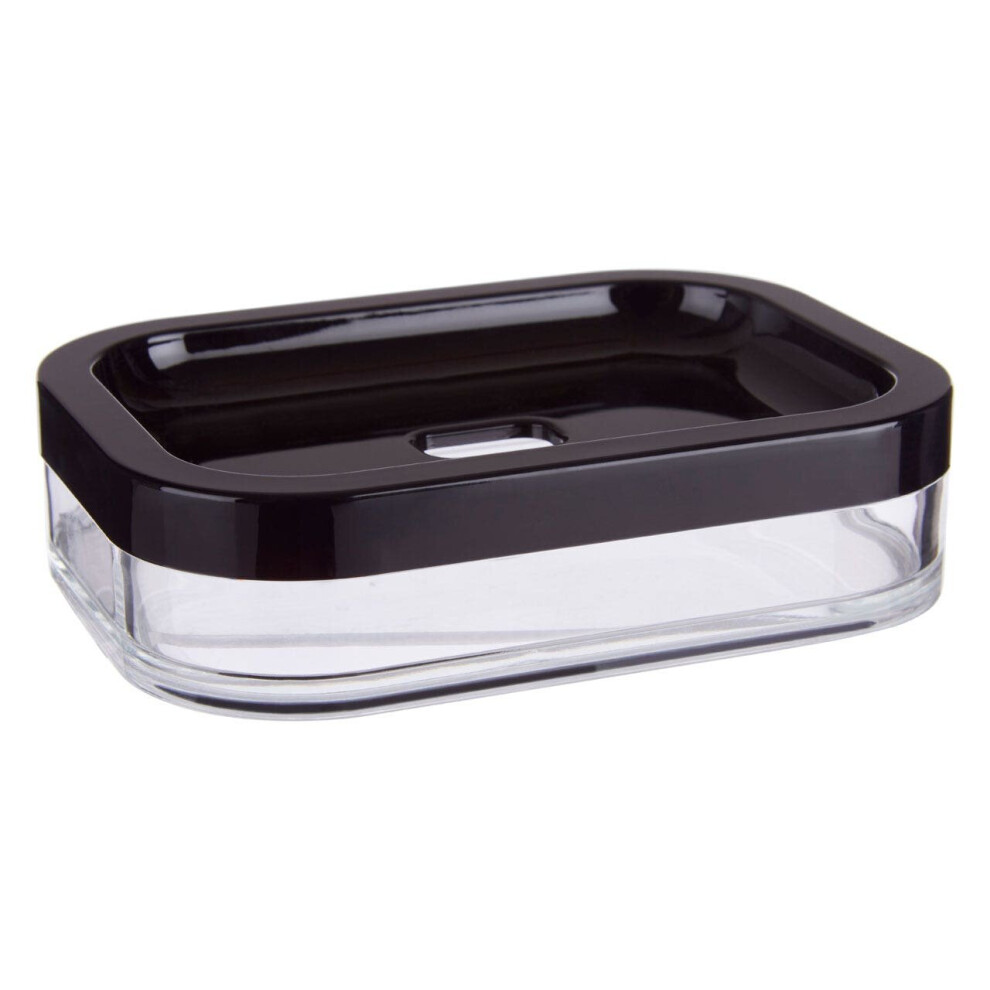 Premier Housewares Ando Acrylic Soap Dish Black