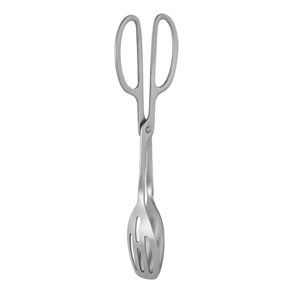 Premier Housewares Kitchen Tongs For Cooking Light Blue BBQ / Food Tongs For Salad Serving Stainless Steel Food Tong 5 x 25 x 8