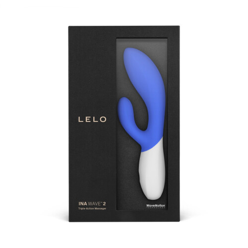 LELO LELO INA WAVE 2 Rabbit Massager California Sky 12 Vibrations Settings 2