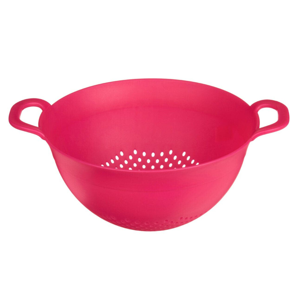 Premier Housewares Hot Pink Large Plastic Colander