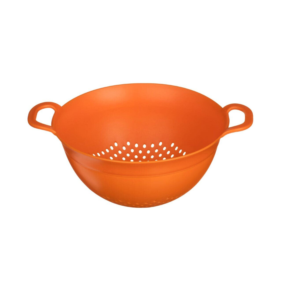 Premier Housewares Plastic Small Colander Orange