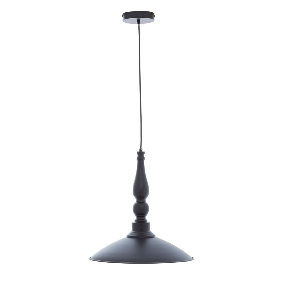 Premier Housewares Large Leni And Pendant Black/Gold/Light