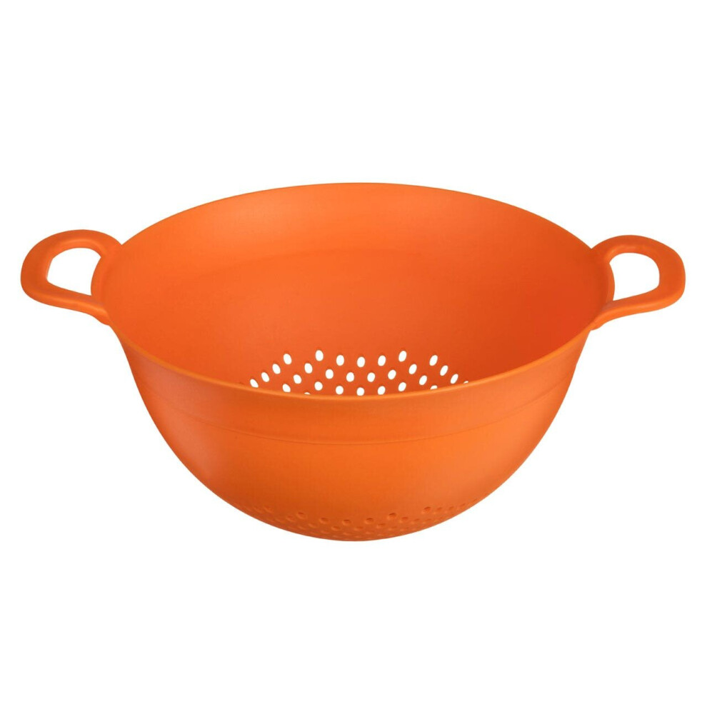 Premier Housewares Orange Plastic Large Colander