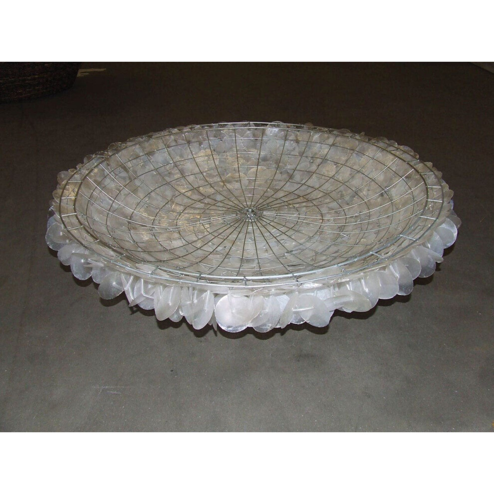 Premier Housewares Capiz Wire Framed Display Platter