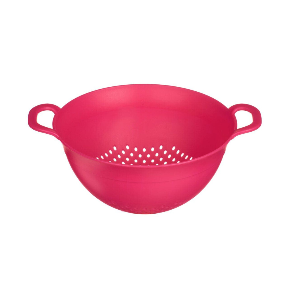 Premier Housewares Hot Pink Small Plastic Colander-image-OPC-P8GMYMD-NEW