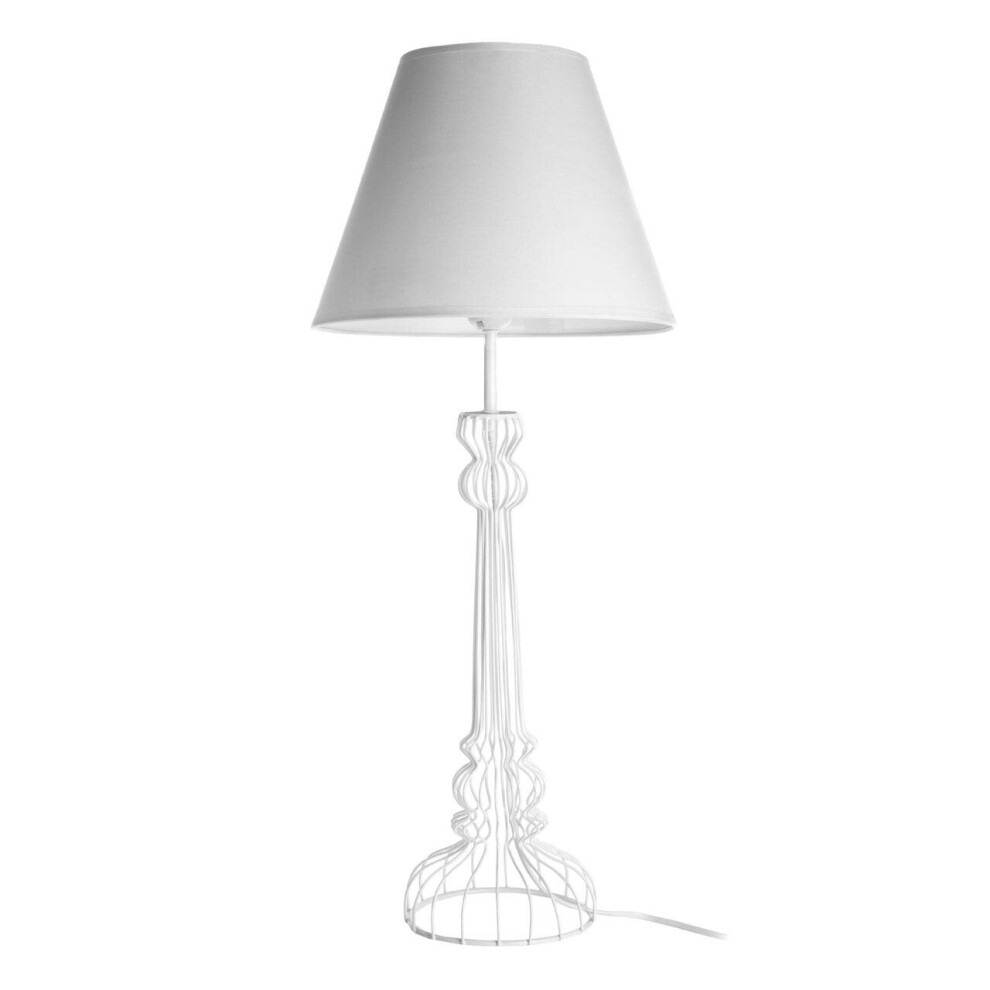 Premier Housewares Chicago Table Lamp White