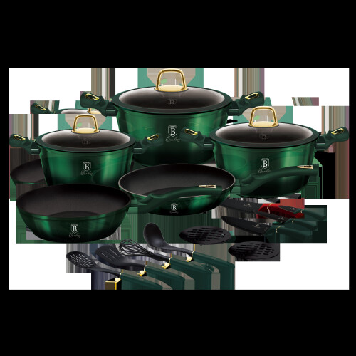 (Emerald) Berlinger Haus 17 Pcs Cookware Set 1