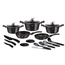 (Carbon Pro) Berlinger Haus 17 Pcs Cookware Set