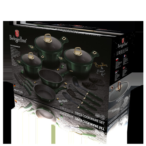 (Emerald) Berlinger Haus 17 Pcs Cookware Set 2
