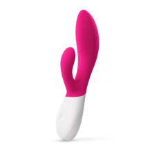 LELO INA WAVE 2 Rabbit Massager Cerise for Women, 12 Vibrations