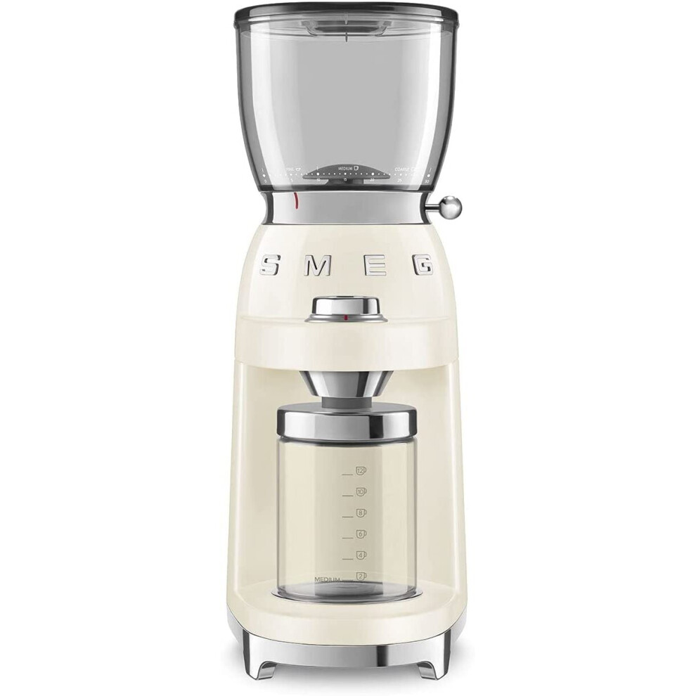 Smeg Ecf01creu - Coffee Grinder, Cream Color