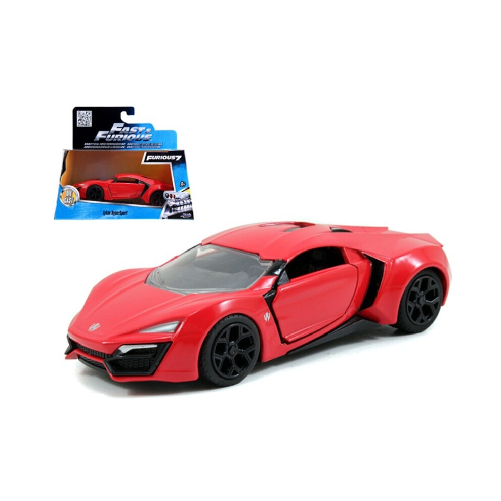 Photos - Toy Car Jada Lykan Hypersport Red \Fast & Furious 7\ Movie 1/32 Diecast Model Car By 