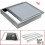 Anbaurahmen Kit 600x600mm LED Panel Licht Decke (Silber) 4
