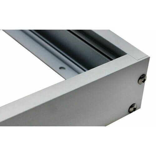Anbaurahmen Kit 600x600mm LED Panel Licht Decke (Silber) 2