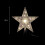 The Christmas Workshop 89399 18cm LED Star Christmas Tree Topper 6