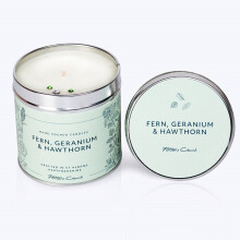 Potters Crouch Premium Fresh Scented Vegan Fern Geranium & Hawthorn Candle